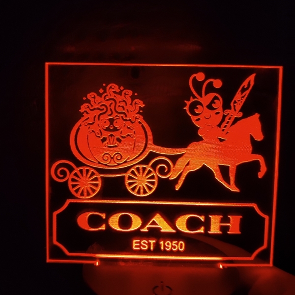 Cricut Medusa horse Coach led lamp - Picture 6 of 8